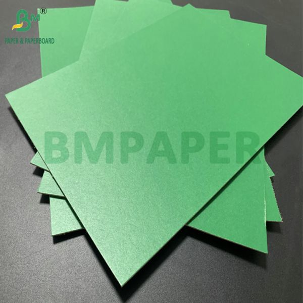 Buy 1.1mm 1.2mm Green Coated Lacquered Stiffness Paperboard Grey Back Hard Board at wholesale prices
