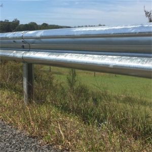 Customized Hot Dip Galvanized Steel Traffic Barrier Highway Guardrail Color