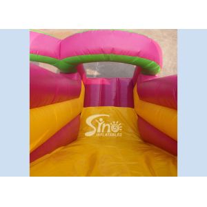 12m long giant commercial inflatable obstacle course with big slide for kids