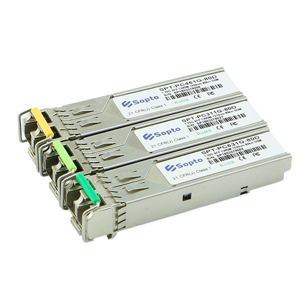 Buy 1.25G CWDM SFP Fiber Optic Transceiver With Built In Digital Diagnostic Functions at wholesale prices