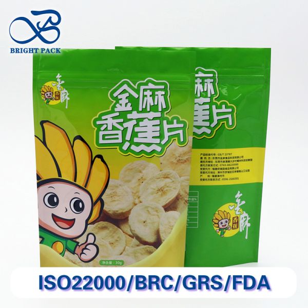 Buy Eco-Friendly Stand Up Bags For Dried Fruits Packaging With Oxygen-Barrier And Full-Color Printing. at wholesale prices