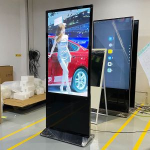 Business Floor Standing Digital Signage LCD Touch Screen Kiosk Advertising