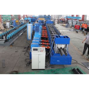 Metal W Plate Making Highway Guardrail Roll Form Machine With BeamThrie Beam