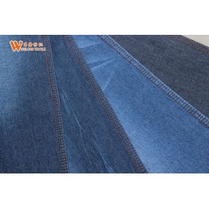 8 Ounces 271 Gsm Jeans 100% Cotton Indigo Stretch Denim Fabric For Trousers