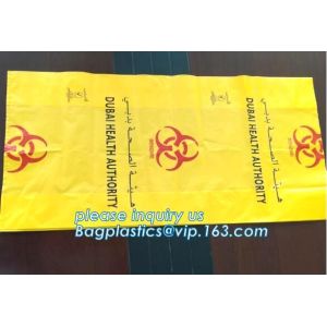 Medical Consumables Biohazard waste bag, Drawstring Medical Waste Bags, Medical