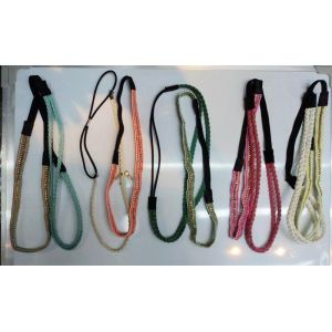 beaded & plaited hair band