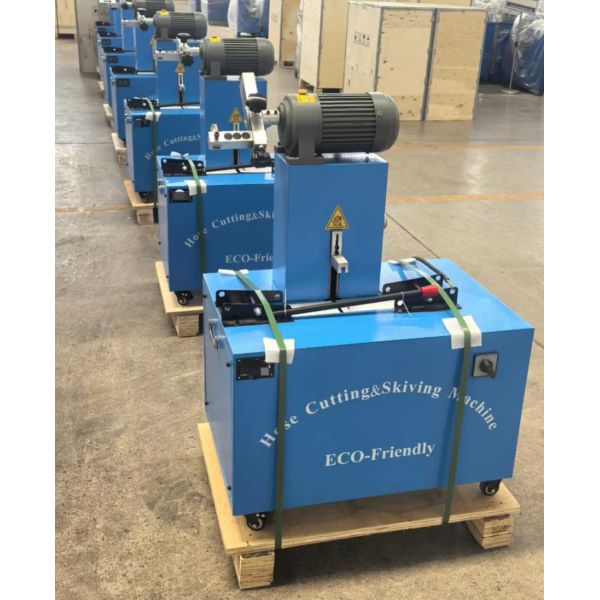 Electric 6-51mm Hose Cutting and Skiving Machine with 220V/380V Voltage for Industrial Applications