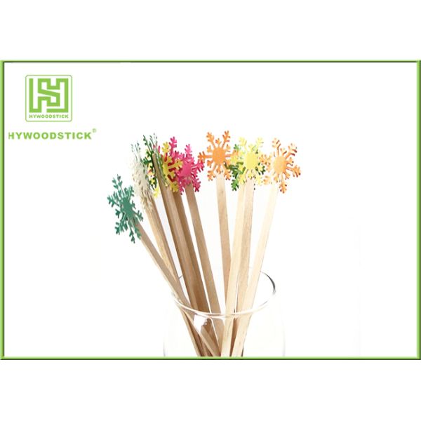 White Vintage Cocktail Stirrers Swizzle Sticks For Cafe Shop Irregular Shape