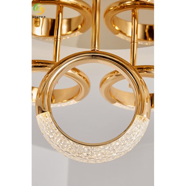 Aluminum Iron LED Nordic Ceiling Light For Home / Hotel / Showroom