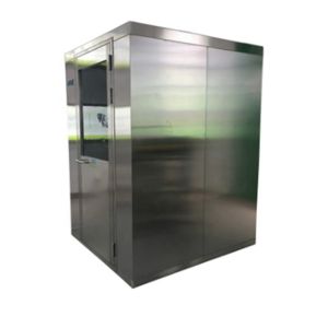 SUS 304 Cleanroom Air Shower Blowing From Both Sides Size Customized