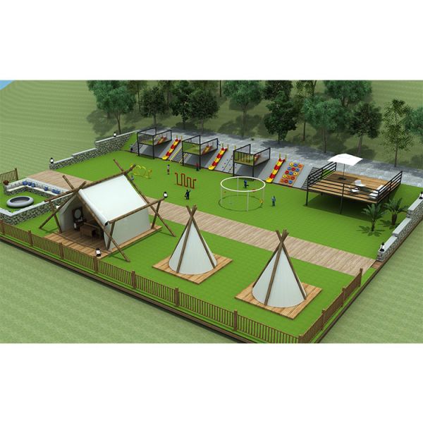 YST - 222021 Preschool Custom Plastic Slide Playground Outdoor Commercial Equipment