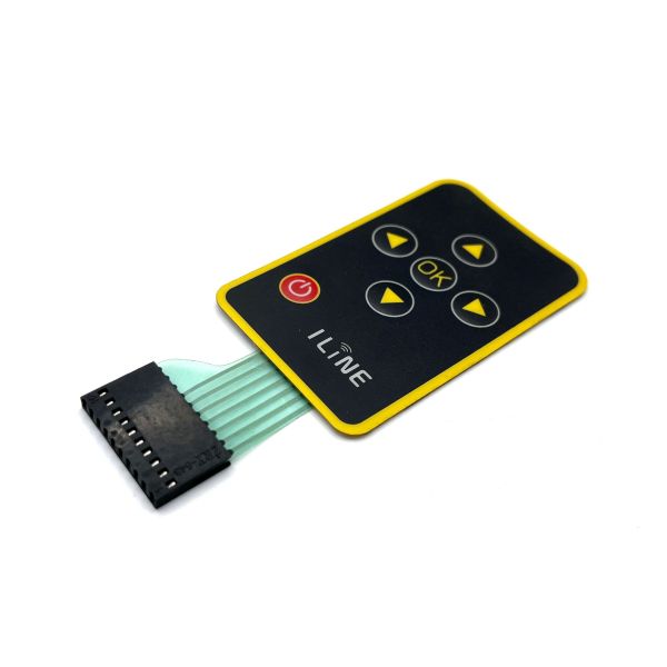 Customizable Tactile Membrane Switch With Embossing For Tactile Indications And Button Feedback