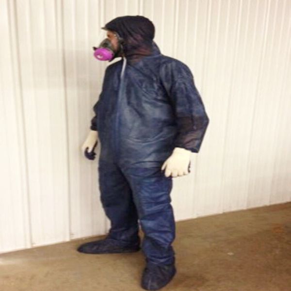 Buy 20gsm To 90gsm PPES Disposable Coveralls Suits S / M / L / XL at wholesale prices