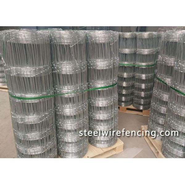 Heat Treated Tension Wire Deer Fence With Galvanized Knot Easy Maintenance