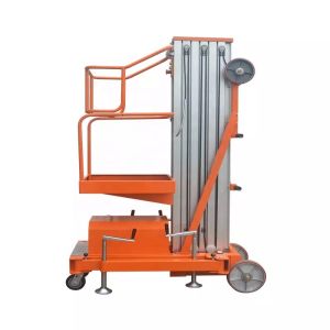 China 2023 New Arrive Aluminum-alloy-mast Lift Portable Manlift on sale