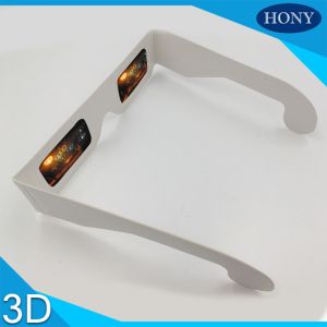 Paper Heart Diffraction Glasses With Heart Diffraction Lens