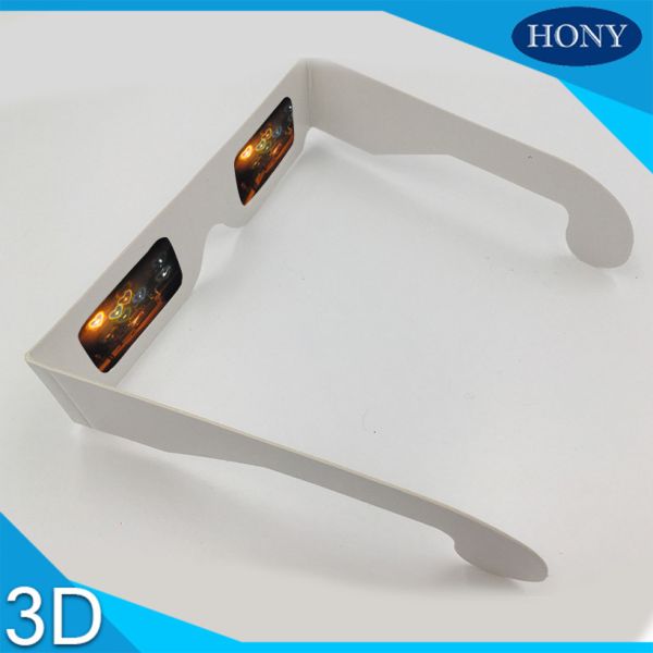 Paper Heart Diffraction Glasses With Heart Diffraction Lens