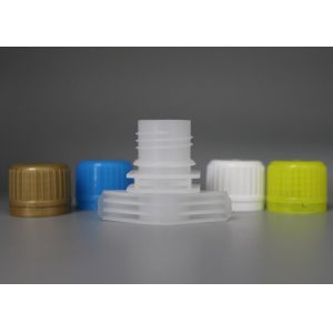 Clear Plastic Spout Suction Nozzle Caps With Double Gaps 16mm Inner Diameter