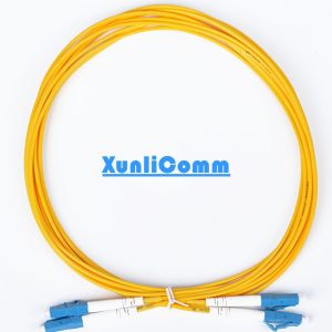 OEM LC LC Duplex Patch Cord Yellow Color Excellent Environmental Adaptability