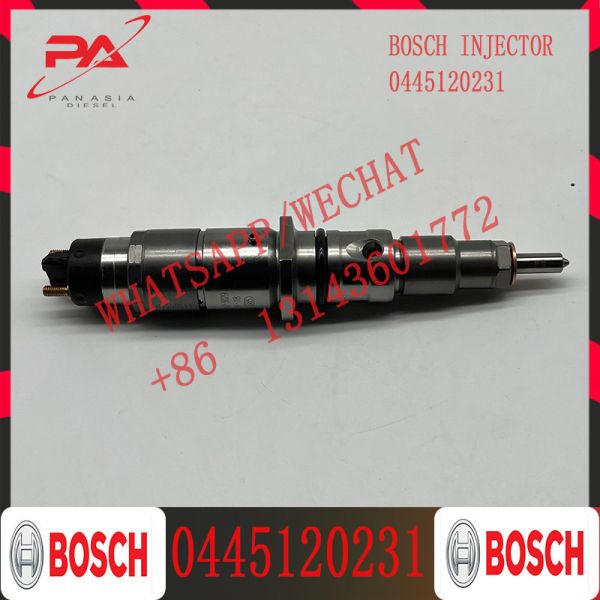 Excavator Parts Diesel Fuel Injectors For Komatsu PC210-8 PC200-8 6754-11-3011 0445120231