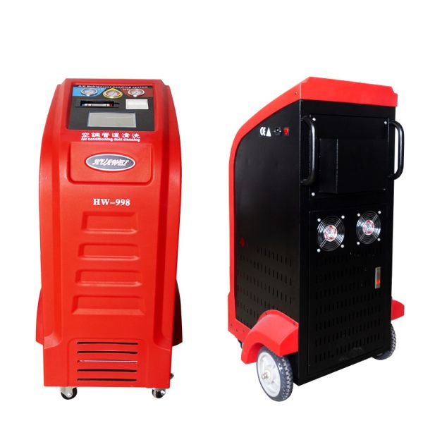 Buy Pipeclean R134a Car AC Refrigerant Recovery Machine 1HP HW-998 at wholesale prices