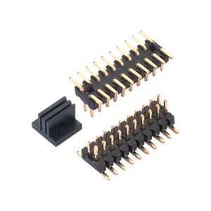 PCB Circuit Board 1.27 Mm Pitch Header SMT Tape Reel Gold Plated