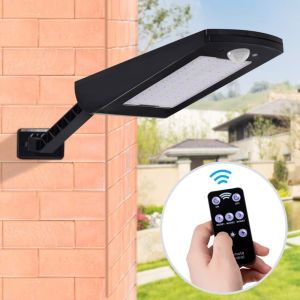 66LED 7W IP65 Solar Powered Parking Lot Lights Wall Mountable