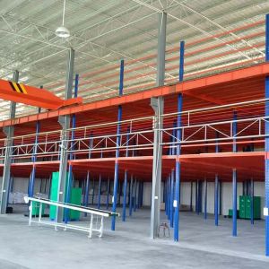 2 Layers Mezzanine Storage Solutions For Motorcycle