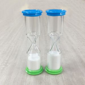 One Minute Five Minute Hourglass Sand Timer Plastic Modern Style