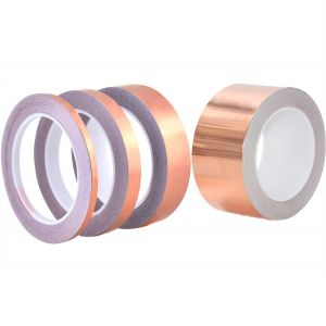 Flexible Heat Resistant Double Sided Copper Tape With Strong Adhesion