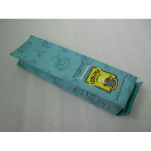 China Blue Side Gusset Aluminum Foil Packaging , Coffee Bean Packaging on sale