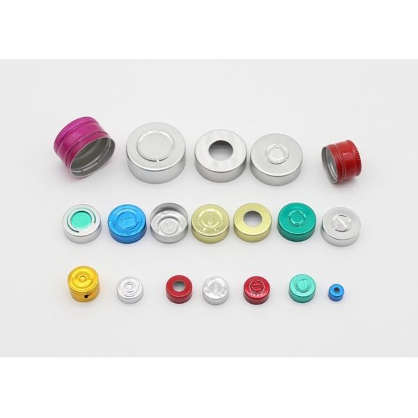 Buy Medical Crimp Vail Aluminium Pp Caps 13mm 20mm 28mm 32mm GMP Certification at wholesale prices