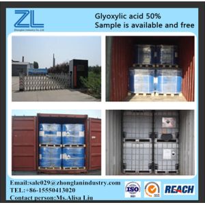 Quality Pharmaceutical Grade glyoxylic acid 50% for sale