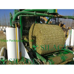Quality 1.23m*3000m White Silage Bale Net Wrap For New Zealand for sale