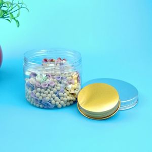 Kitchen Countertop 400ML Plastic Screw Cap Jars Shrink Wrap Logo