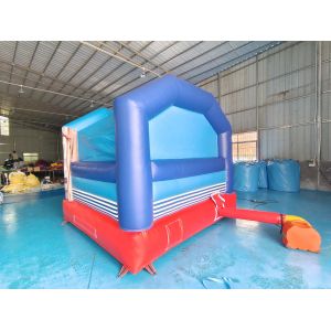 Fireproof 0.55mm Inflatable Jumping Castle Bouncer Combo With Slide Spiderman