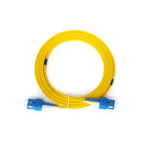 PVC/LSZH SC APC To SC APC Fiber Optic Patch Cord Simplex Fiber Jumper G652D