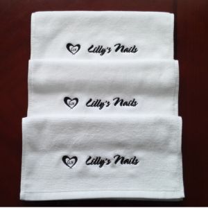 100% cotton towel with embroidery gym towel , promotion towel