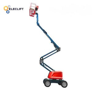 Telescopic Hydraulic Lift 500 Lbs Impact Steel Boom Lift With 0.43m Ground