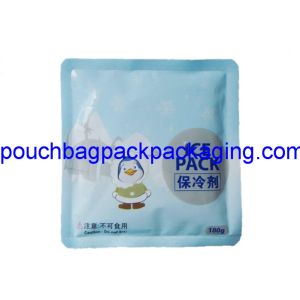 High quality ice pack bag, custom printing, no leaking, 135 microns