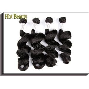 Soft Brazilian And Peruvian Virgin Hair / Peruvian Weave 10 Inch