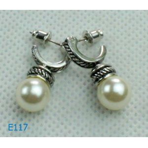 Wholesale fashion 2012 crystal dangle drop earrings with rhodium plated