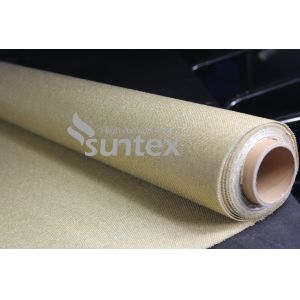 Abrasion Resistant Vermiculite Coated Fiberglass Fabric For Removable Insulation
