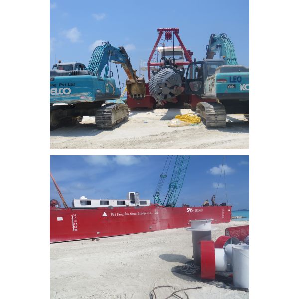 Dredger component assembly