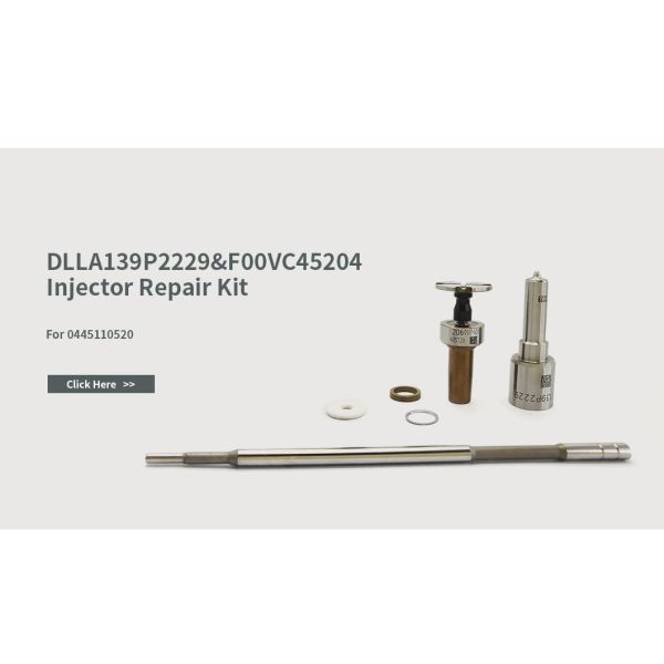 DLLA139P2229 Common Rail Nozzle For Injectors 0445110418/520