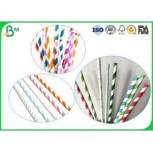 Eco - Friendly And Compostable 24g 28g 30g 35g Drinking Straw Paper Rolls With