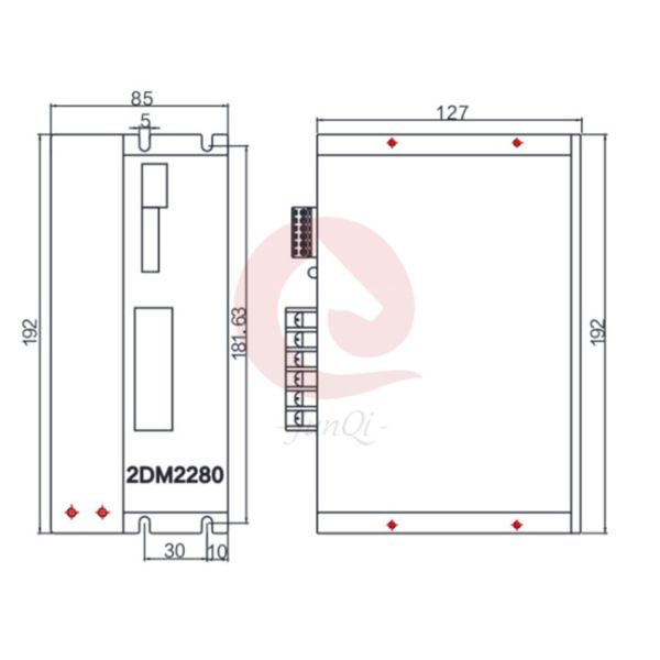 2DM2280A 2 Phase Digital Stepper Driver For 110mm 130mm Stepping Motor 110VAC 200VAC