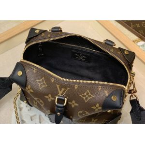 Off White 20cm Leather Chain Crossbody Bag With Top Handle