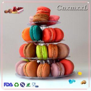 4 tier macaron display tower stand for french macaron