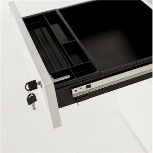 0.5mm-0.8mm Mobile Metal Pedestal Office Equipment For Storage File